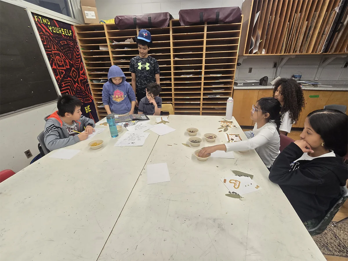 Participants sharing ideas and learning new creative techniques
