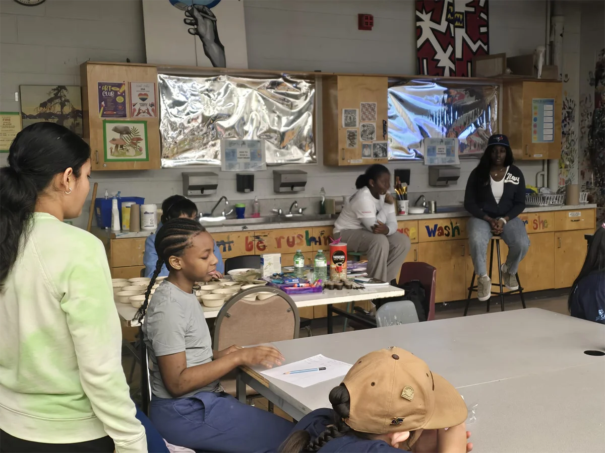 Group conversation on mental wellness and emotional health